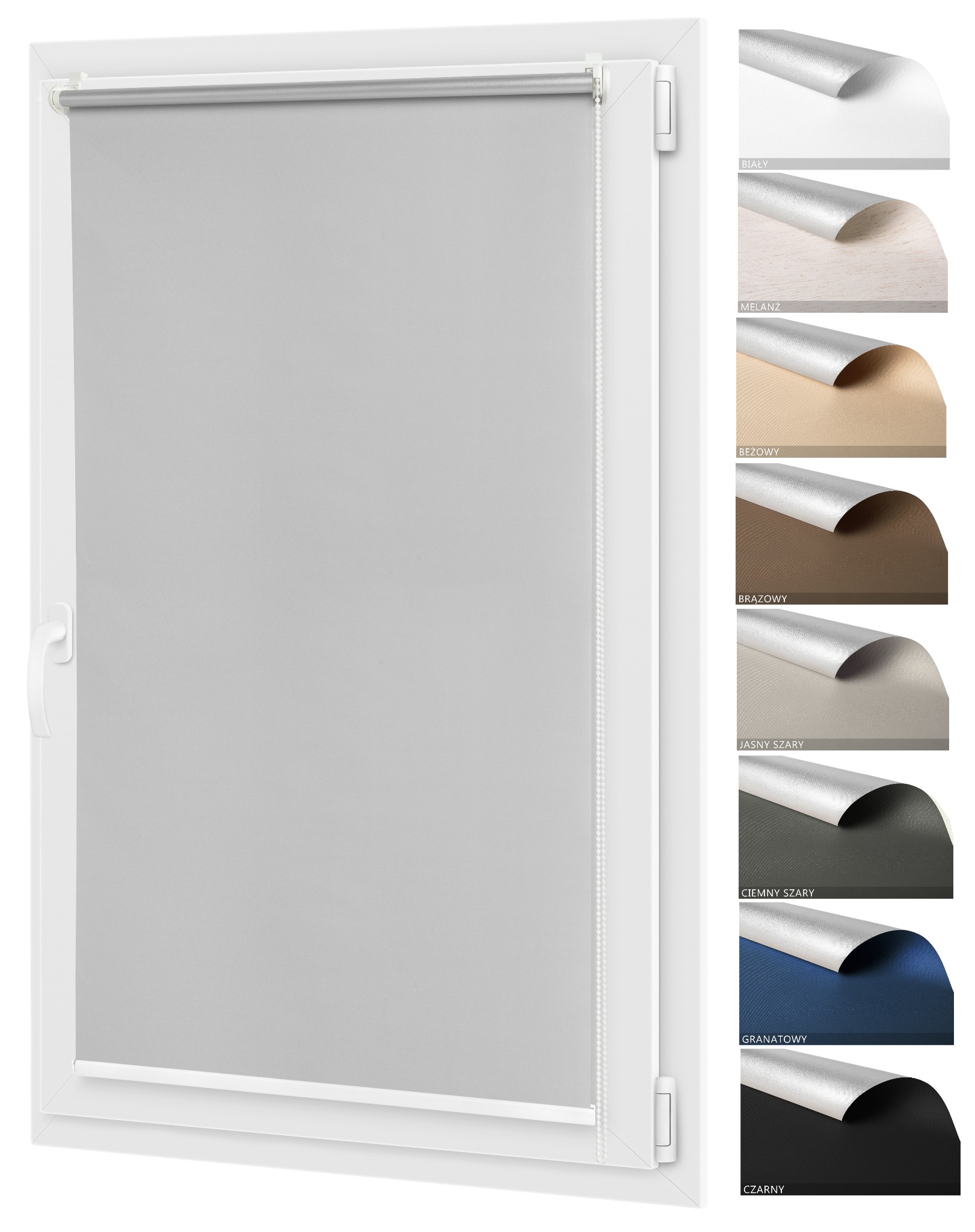 Rolety Blackout 100% Zaciemniające. Każdy wymiar, wybór kolorów. Wysoka jakość!