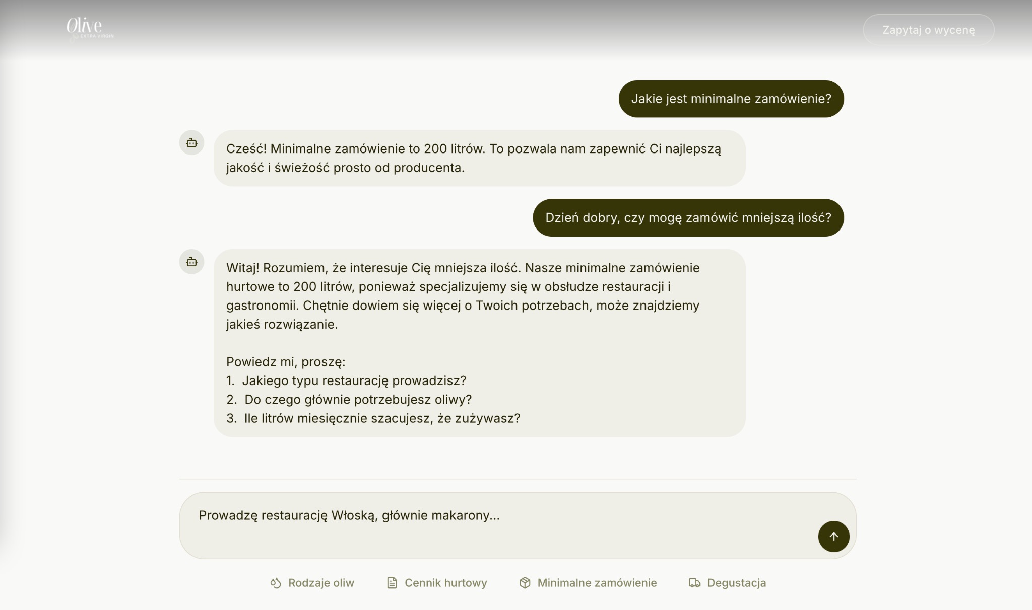 Odpowiada na pytanie - nie na „sztywno” tylko wyłapuje kontekst i odpowaida jak prawdziwy czlowiek