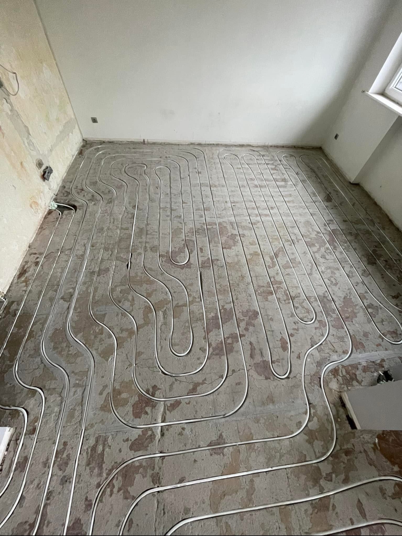 Frezowanie pod ogrzewanie podłogowe