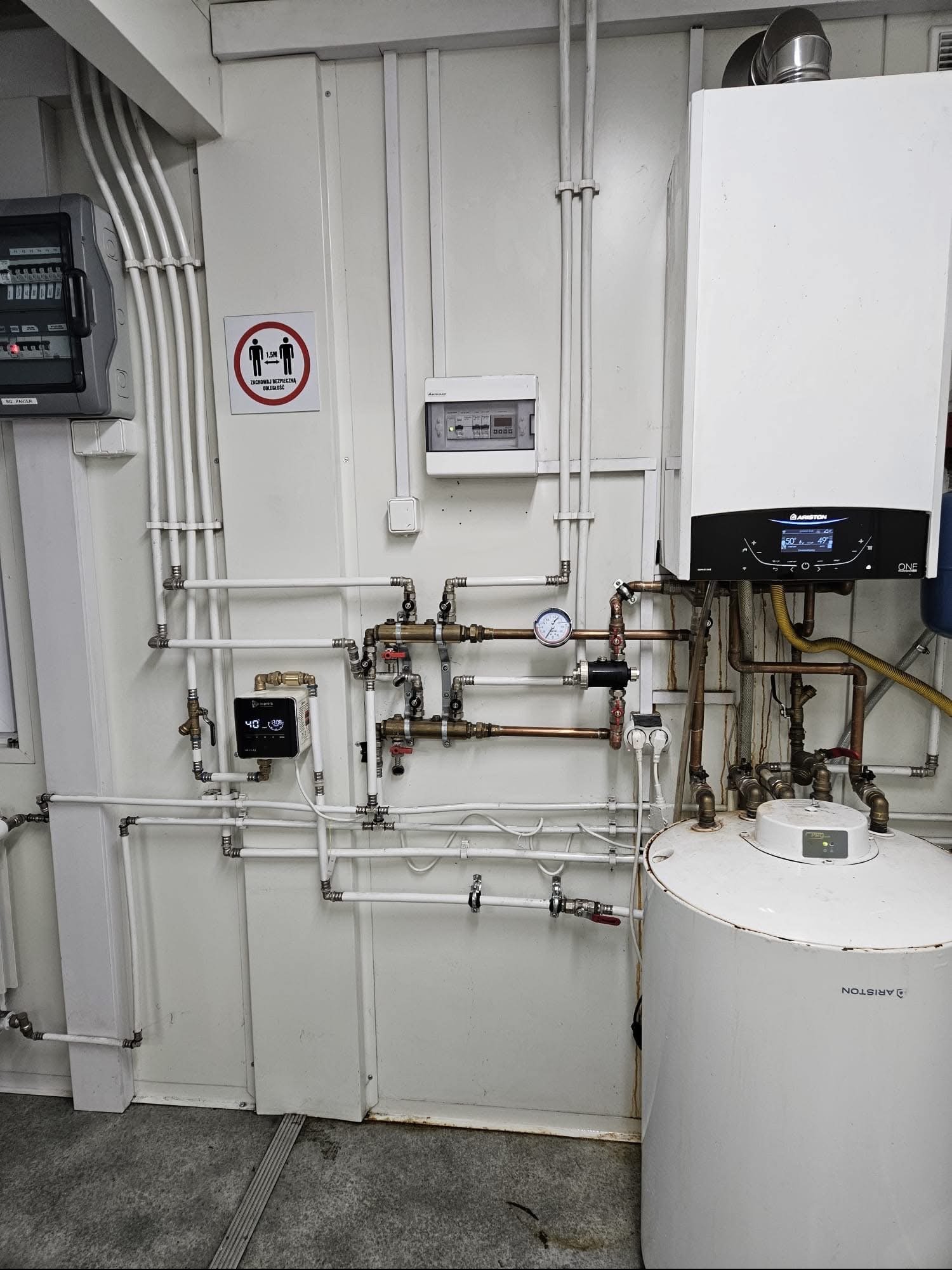 Budowa instalacji od podstaw kocioł ARISTON