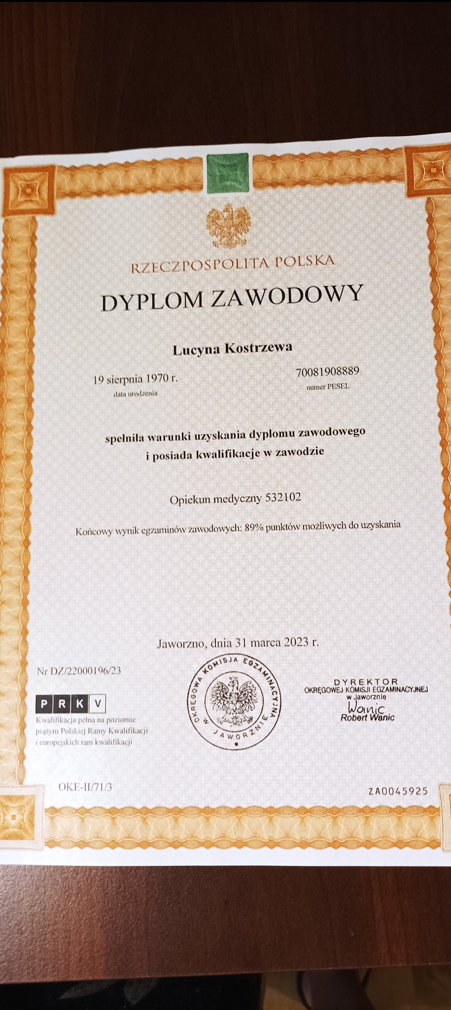 mój wymarzony dyplom