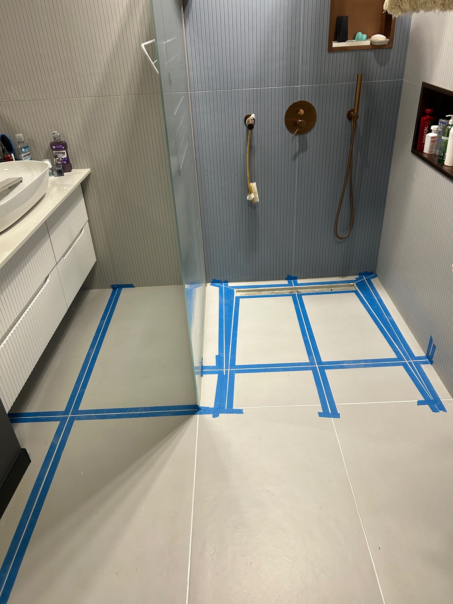 Przygotowanie pod fugowanie epoksydem