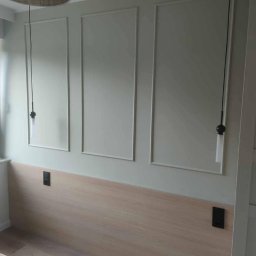 Montaż osprzętu elektrycznego i oświetlenia sypialnianego