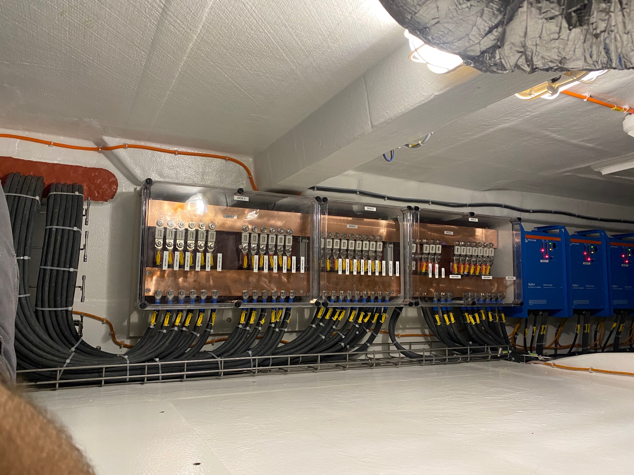 Blok bezpieczników do banka baterii