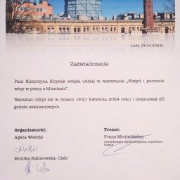 Wstyd i poczucie winy w pracy z klientami. Warsztat prowadzony przez Frans Meulmeester
Wstyd i poczucie winy w pracy z klientami. Warsztat prowadzony przez Frans Meulmeester
Łódzkie Centrum Gestalt/ Gestalt Center Łódź