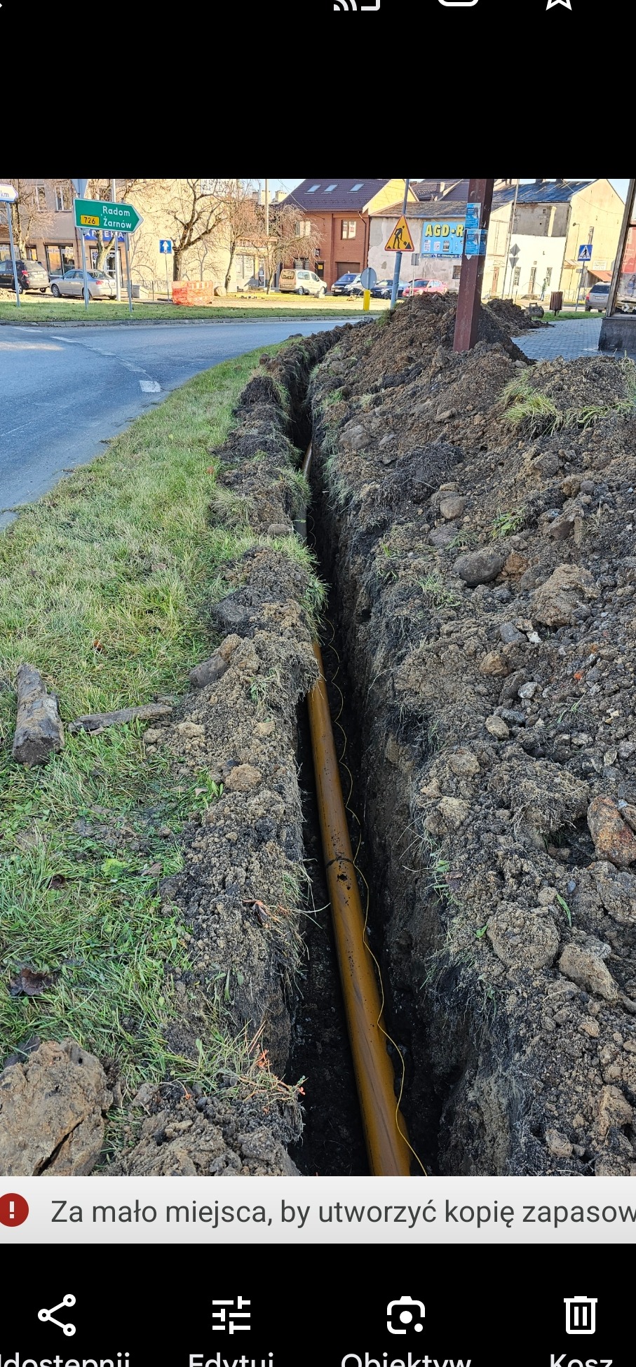 Budowa sieci gazowej 125 fi