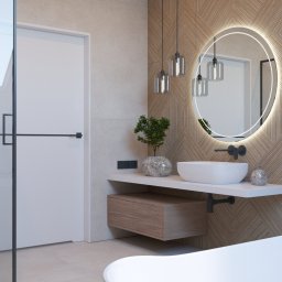 ARCHITEKA TOBIASZ KOCH - Projekt łazienki na poddaszu