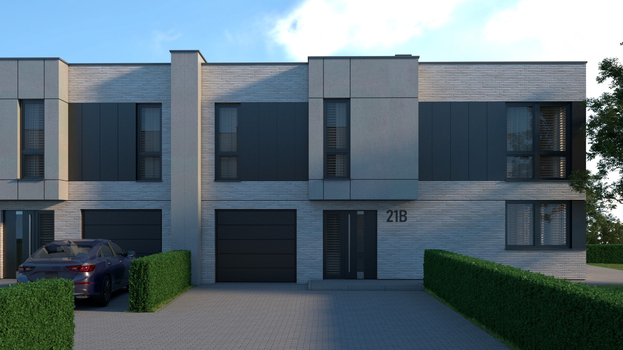 Zespól domów jednorodzinnych w zabudowie bliźniaczej