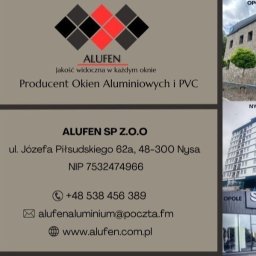 ALUFEN SP Z O O - Wyśmienite Rolety Nysa