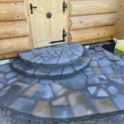 Układanie kostki brukowej Lubień 2