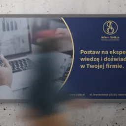 Projekt banera ulicznego