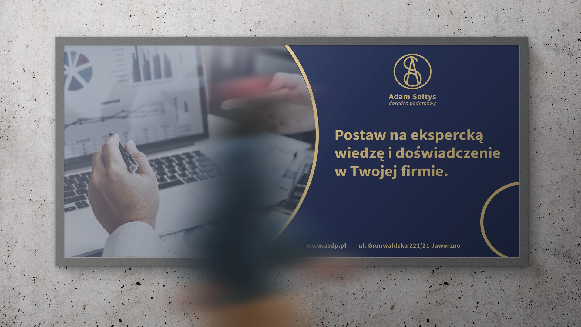 Projekt banera ulicznego