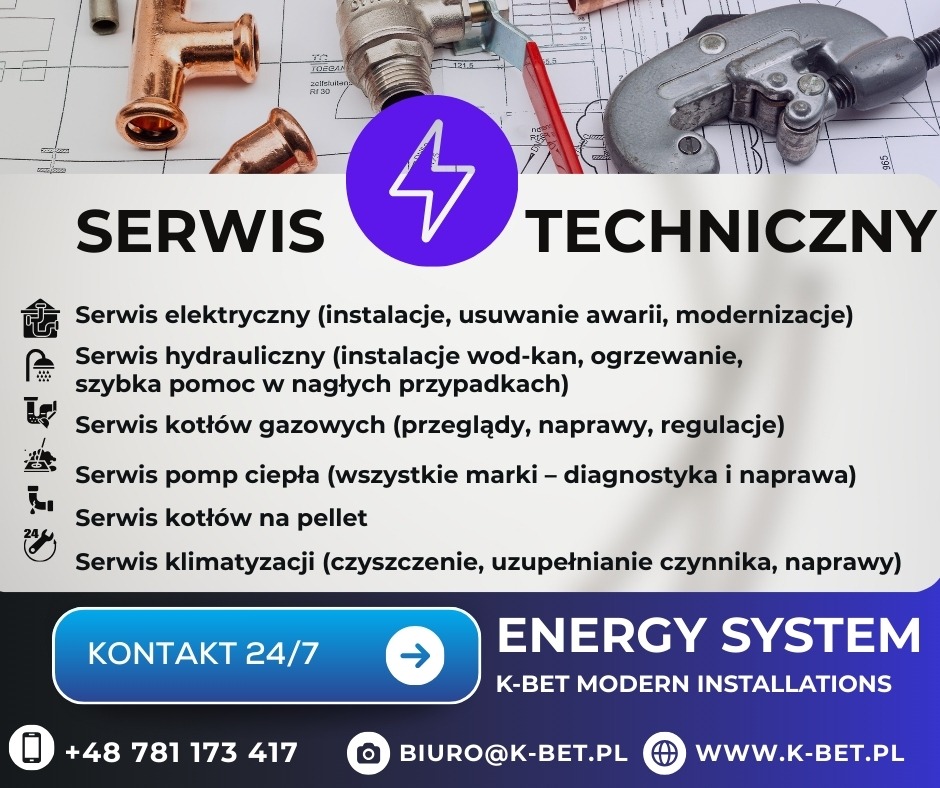 Serwis Techniczny 24/7. Usuwamy awarie, naprawiamy, serwisujemy.