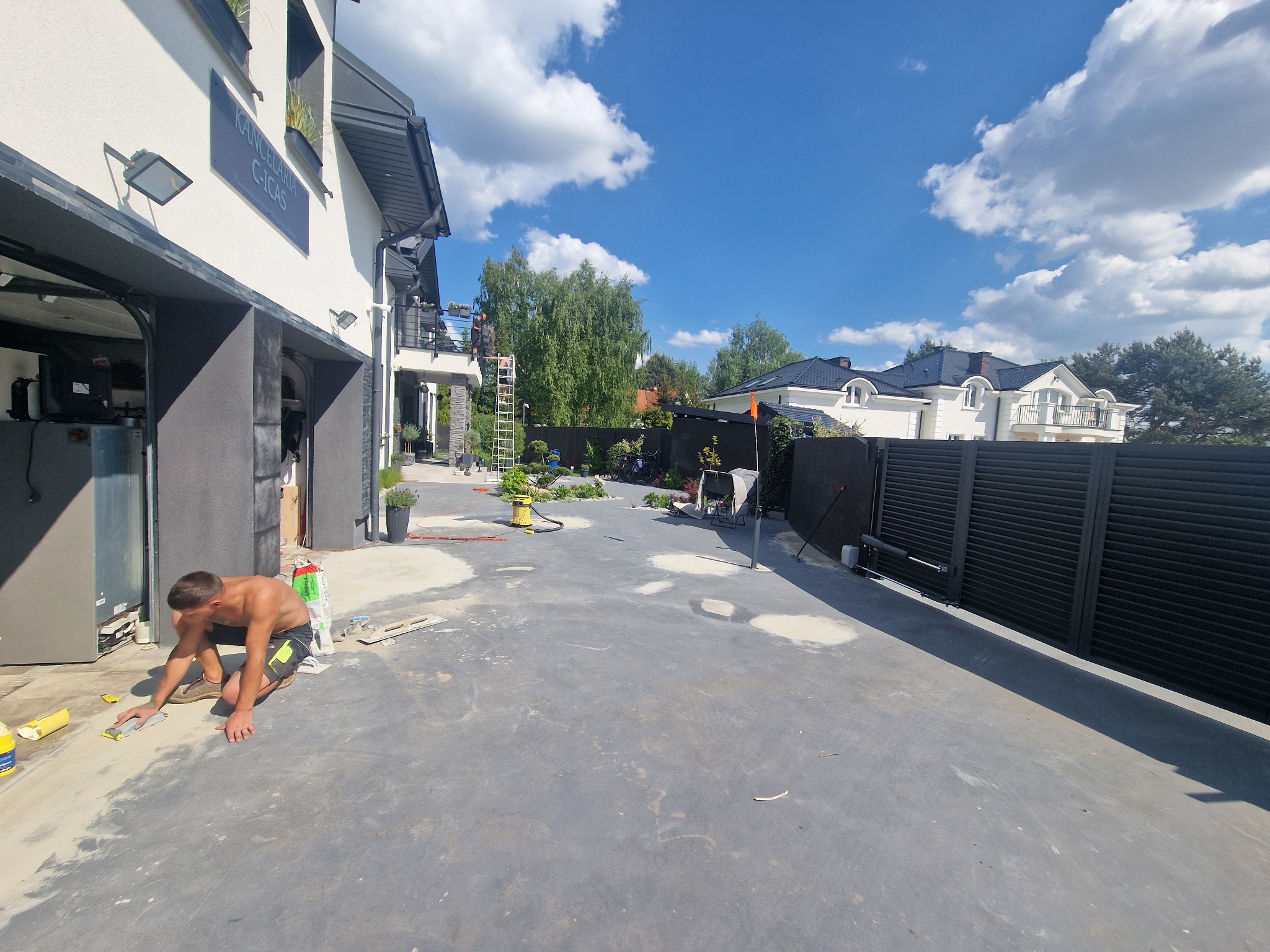 Naprawa podjazdu betonowego