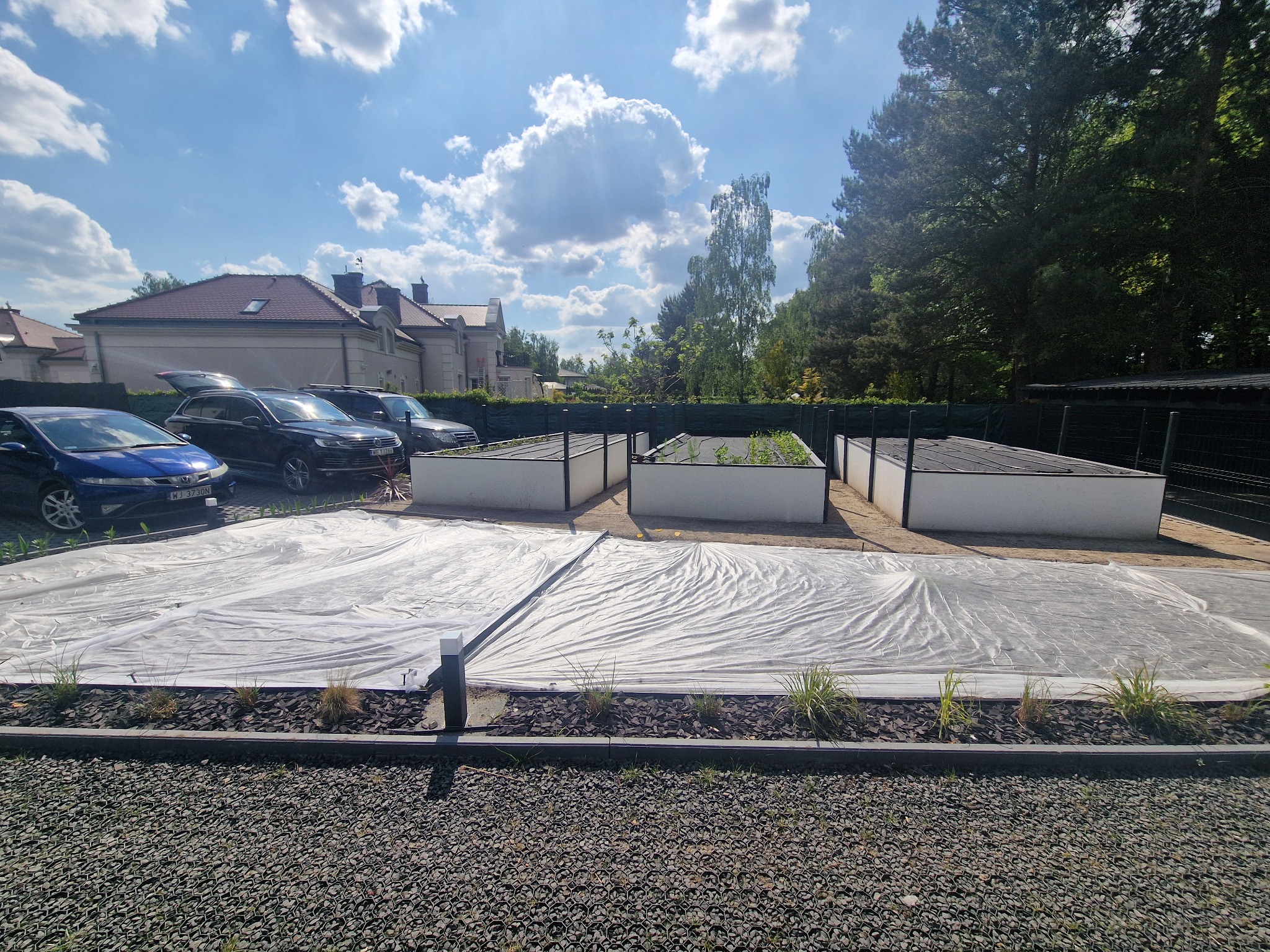 Donice ogrodowe z możliwością zabudowy foliowej