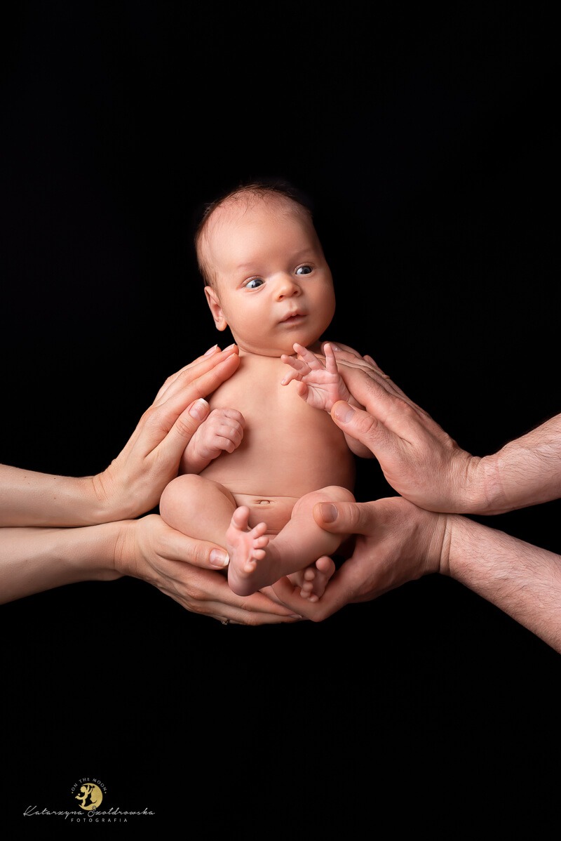 Sesja noworodkowa Kraków- studio On The Moon Katarzyna Szołdrowska