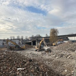 Rozbiórki budynków Zaborów 1