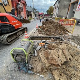 Przyłącze wod kan Bełchatów 4
