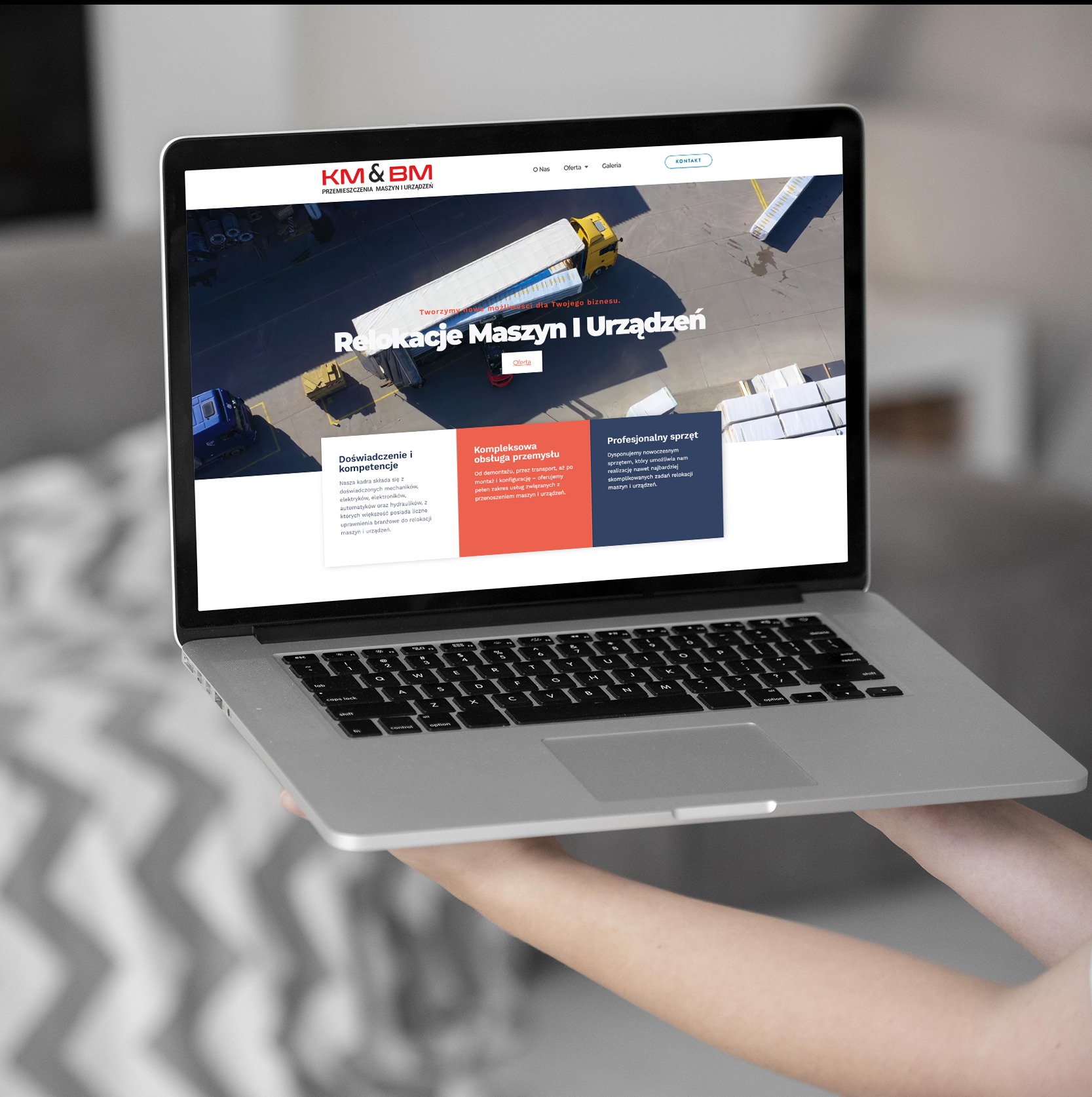 Strona internetowa KM & BM