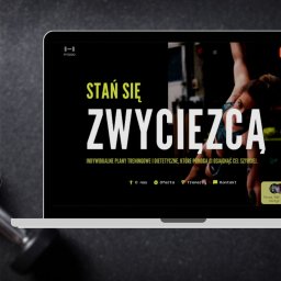 Projekt strony dla trenerów profesjonalnych oraz dietetyków.