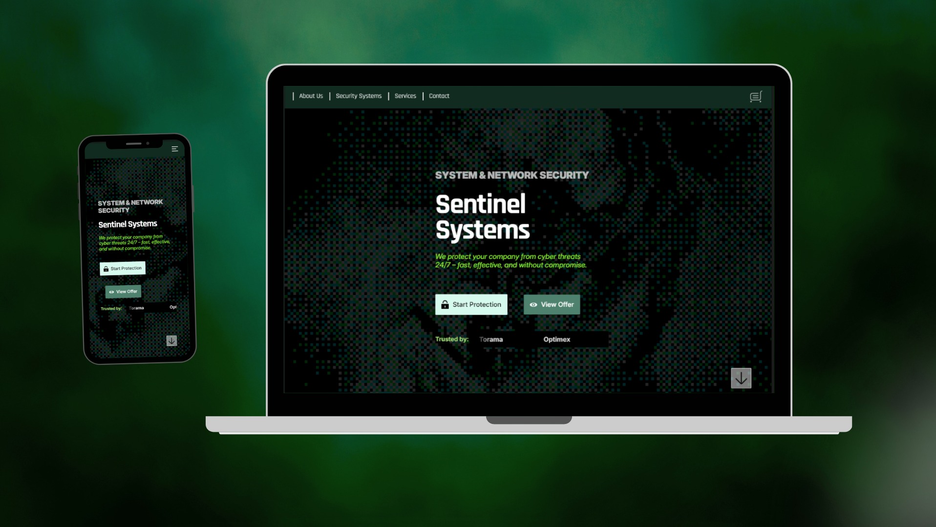 Anglojęzyczny projekt dla systemów bezpieczeństwa.