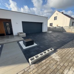 Układanie kostki brukowej Pępowo 2