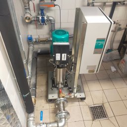 Realizacja KFC Poznań ul. Krzywoustego kompleksowa instalacja wod-kan c.o. gaz. ppoż