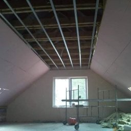 Zabudowa poddaszy, sciany działowe z płyt RG