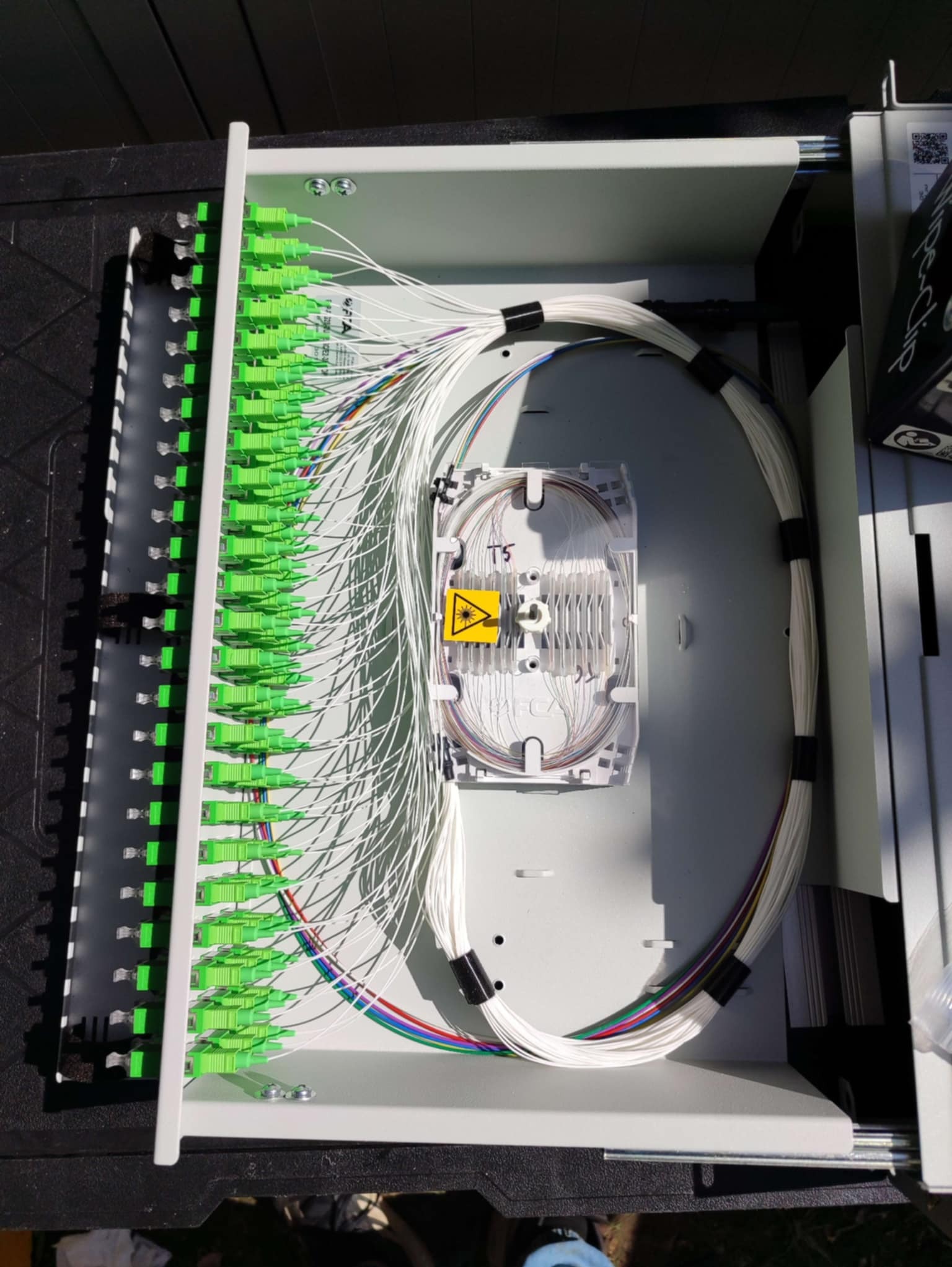 Zlecenie Spawania przełącznicy dla lokalnego dostawcy światłowodu. Poraz kolejny estetyka na pierwszym miejscu!