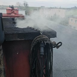 Czyszczenie przewodów kominowych dymnych 