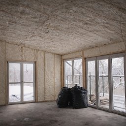 Smartpur izolacje natryskowe pianą PUR - Izolacja natryskowa domu szkieletowego Pianą PUR - Trójmiasto. Smartpur.