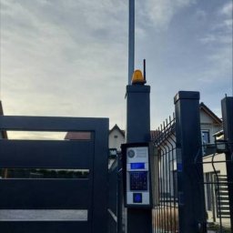 System wideo domofonowy wykonany na jednym z osiedli domków jednorodzinnych