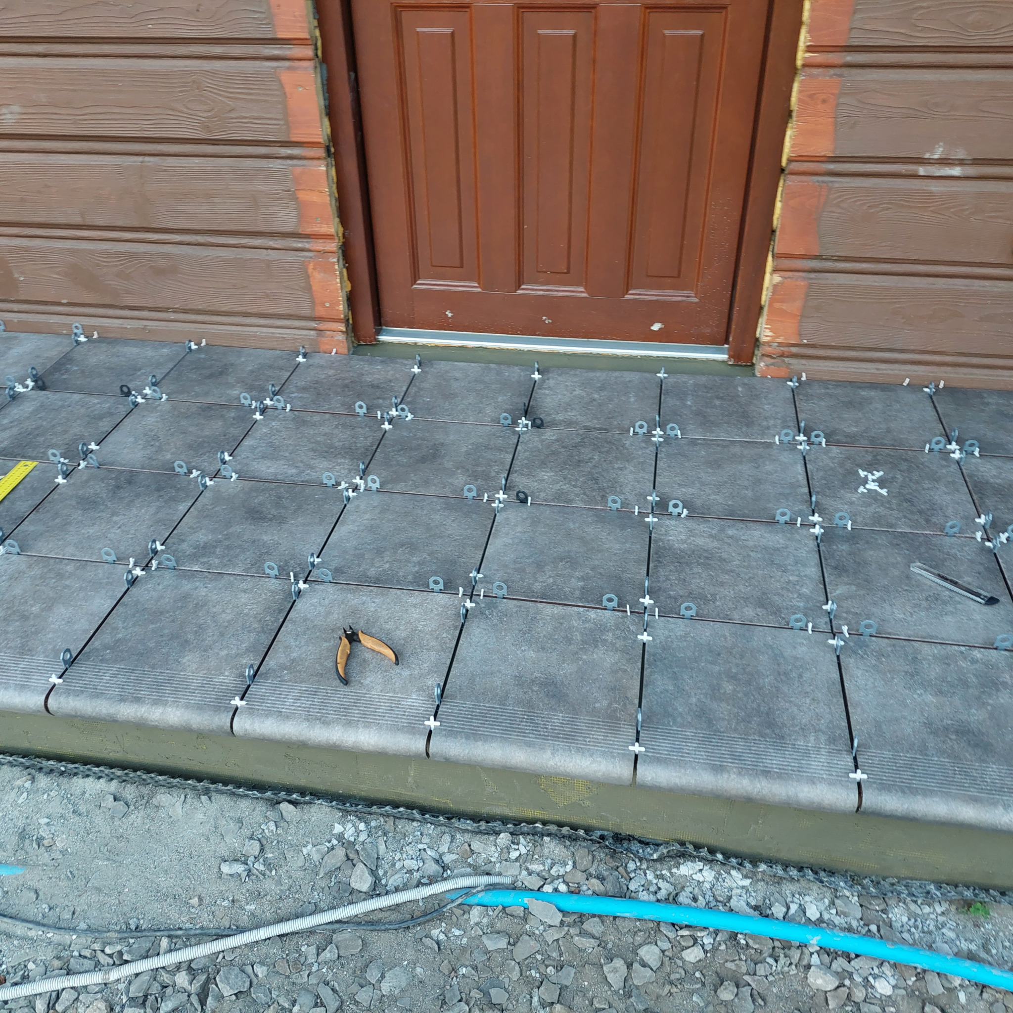 Stopień wejściowy do domu