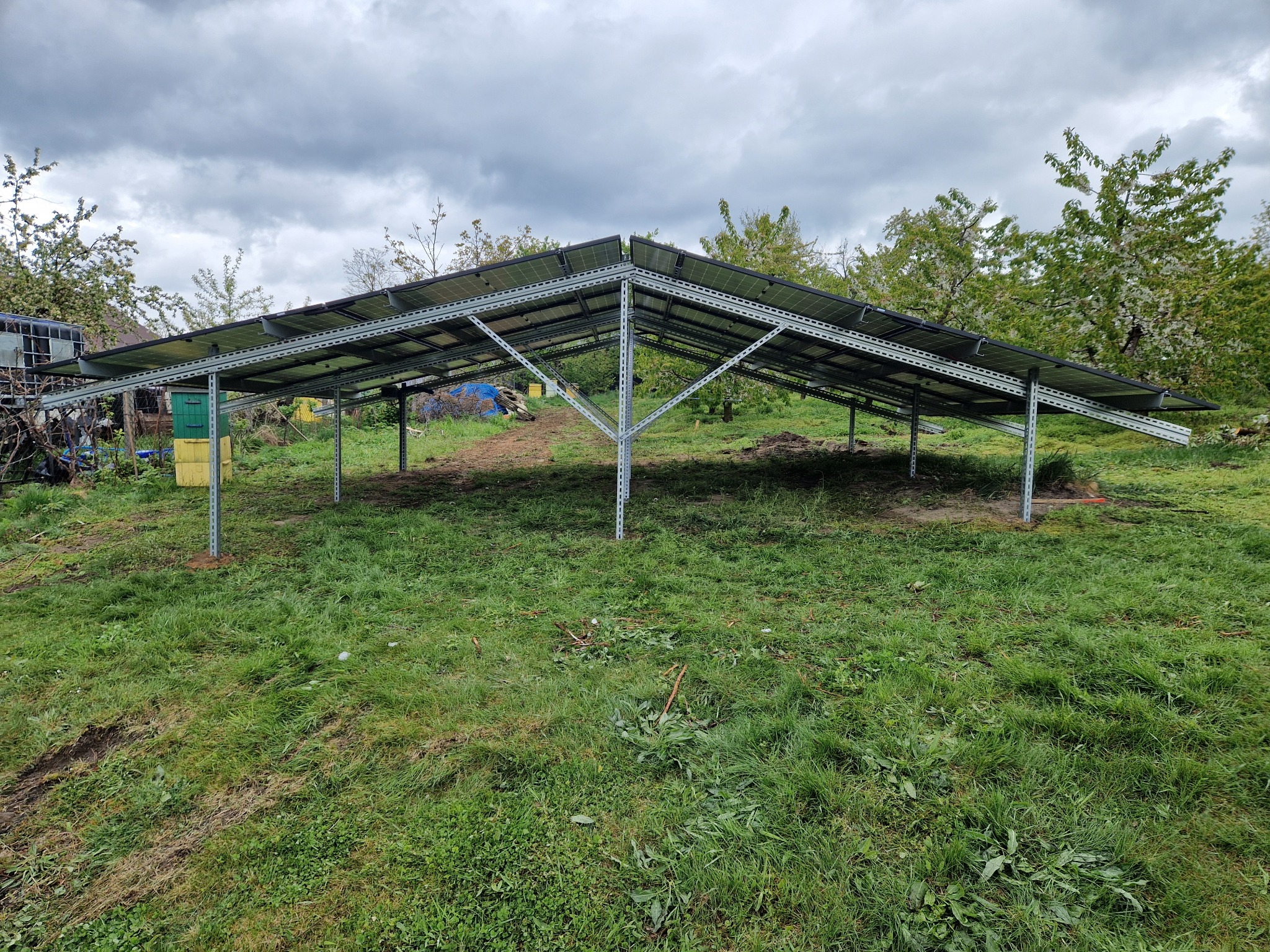 instalacja gruntowa wschód-zachód