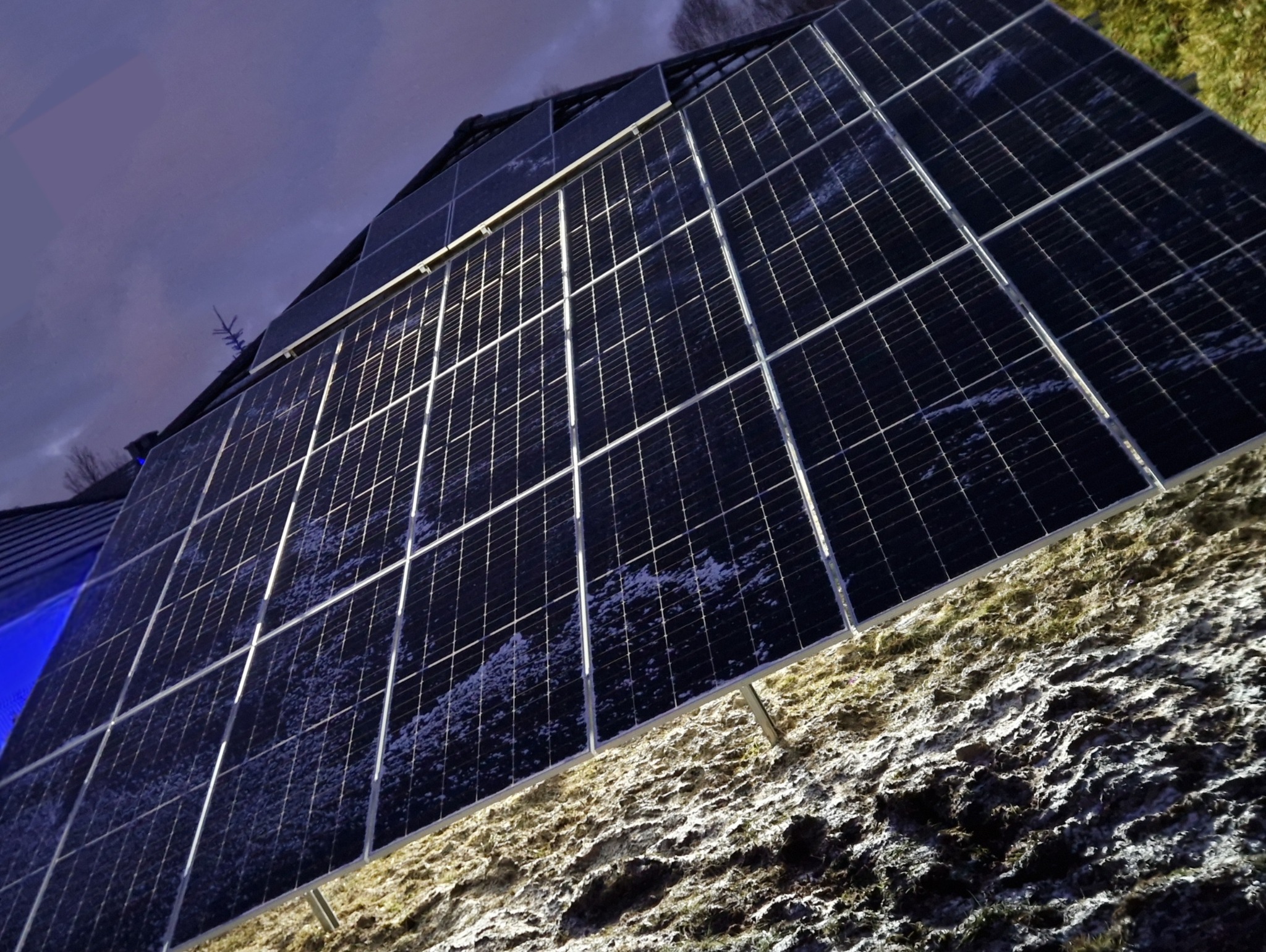 Instalacja gruntowa o niestandardowej konstrukcji