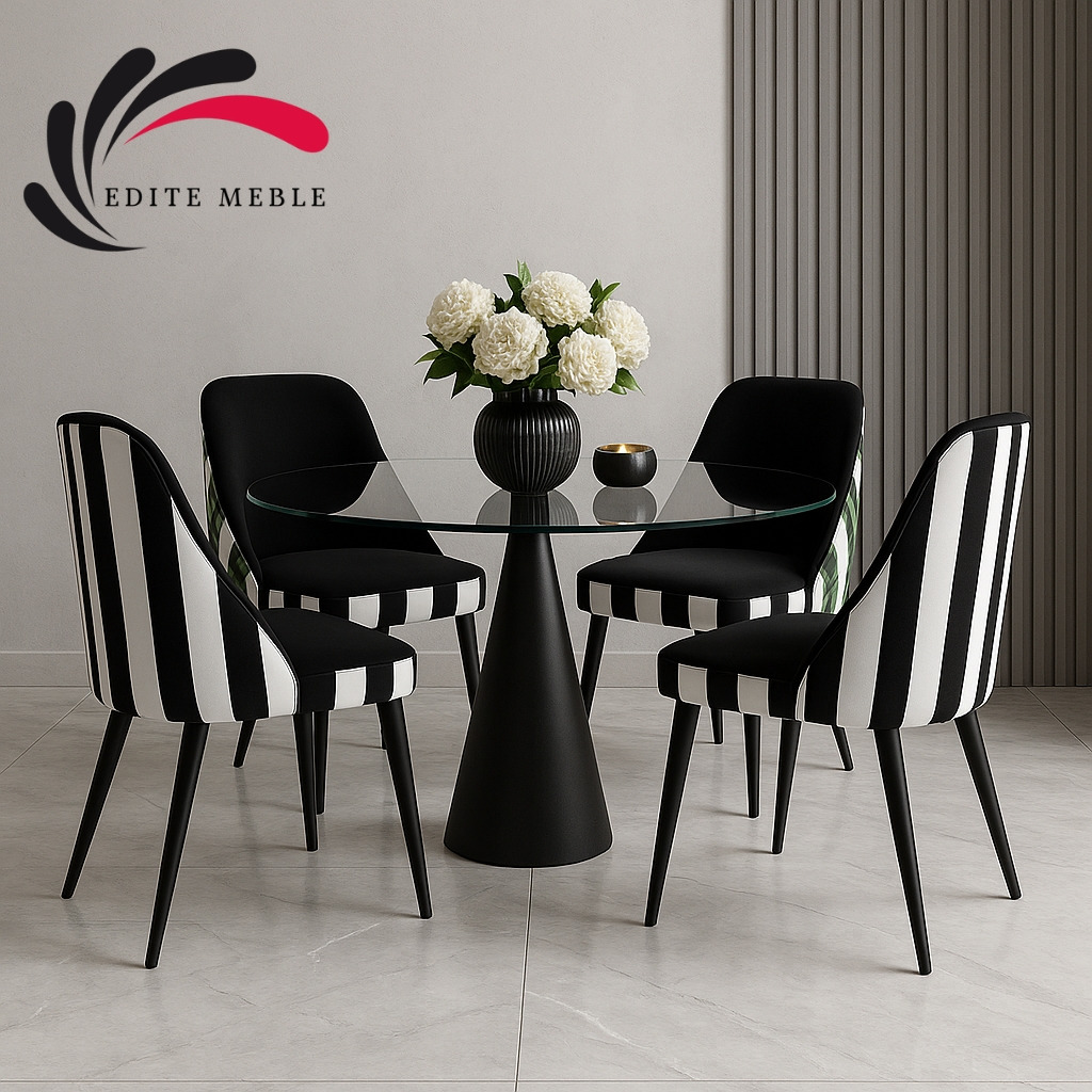 Krzesła Tapicerowane PREMIUM KL-3 Pasy Classic - elegancja, która trwa odkryj ponadczasowy styl krzeseł premium.