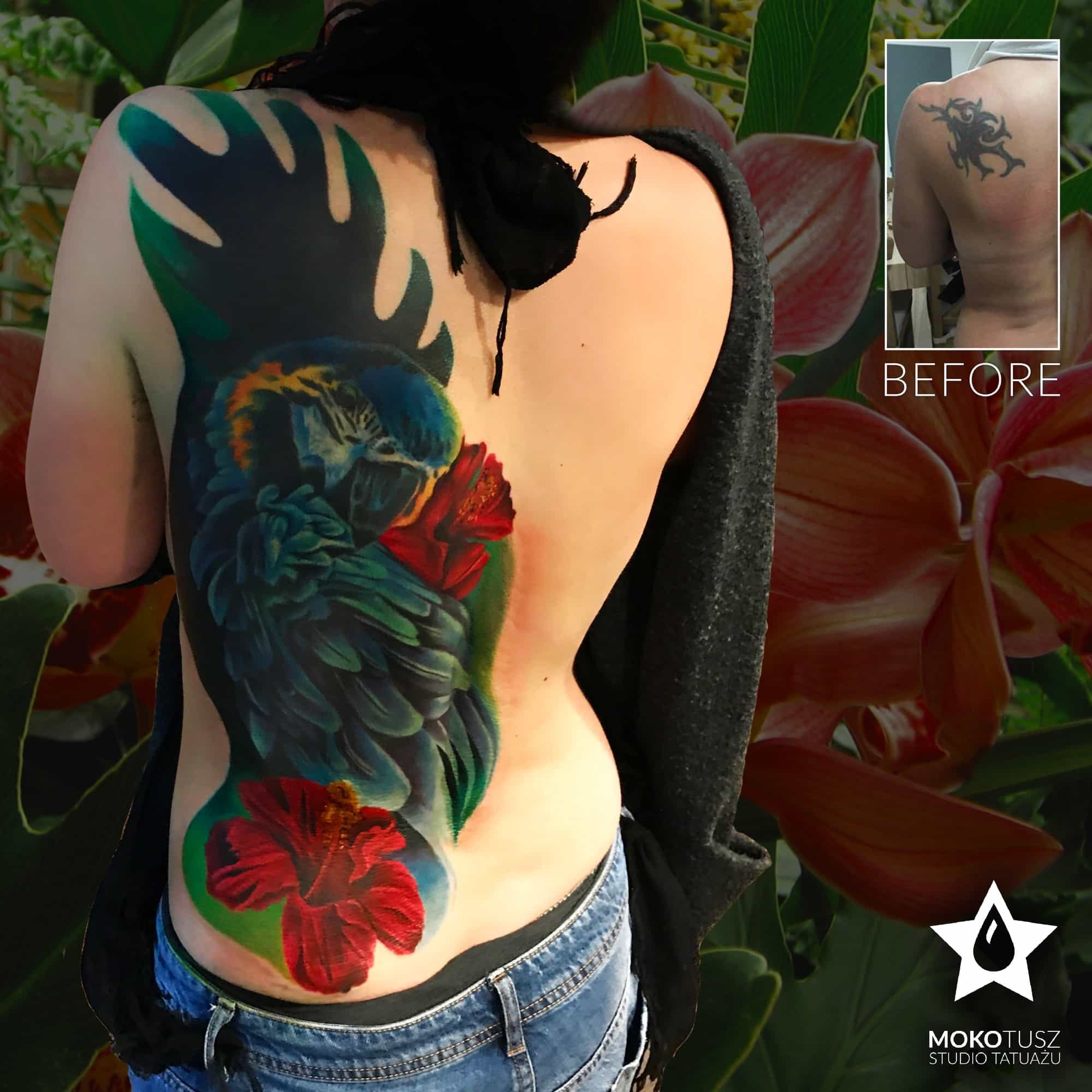 Cover Up czyli przykrywanie starego tatuażu nowym.