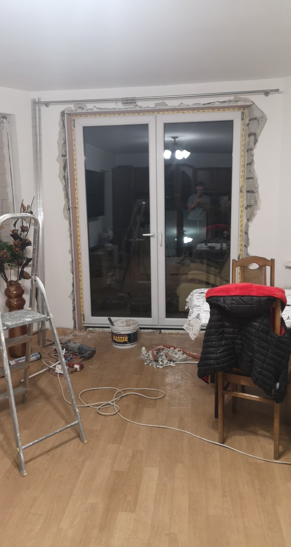 Okno przed obróbką