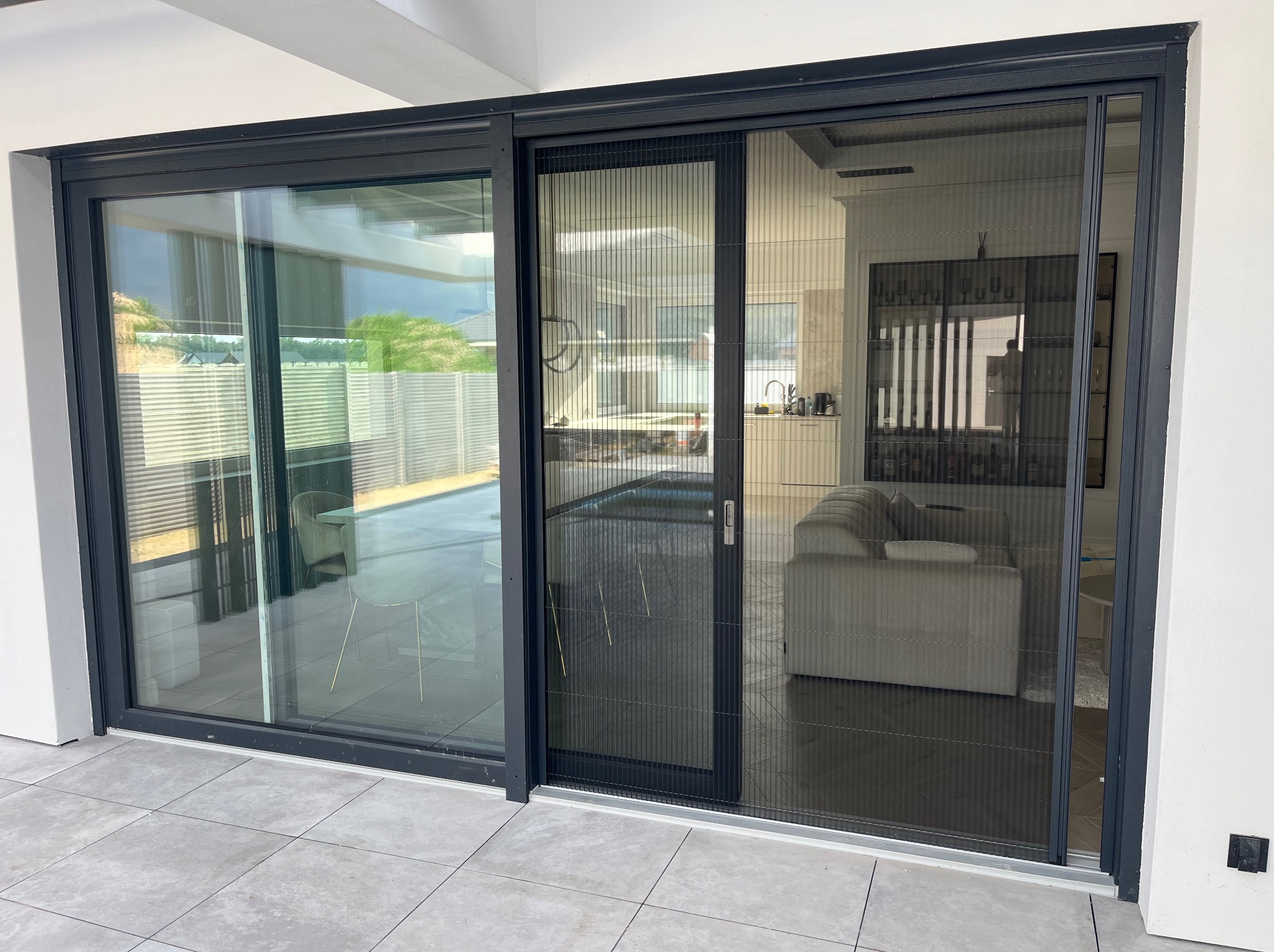 Moskitiera plisowana na okno tarasowe