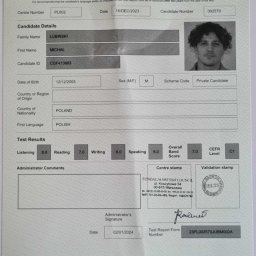 IELTS academic (C1) - english proficiency certificate