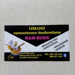 "RAM - BUDS" - Pierwszorzędne Brukowanie Krasnystaw