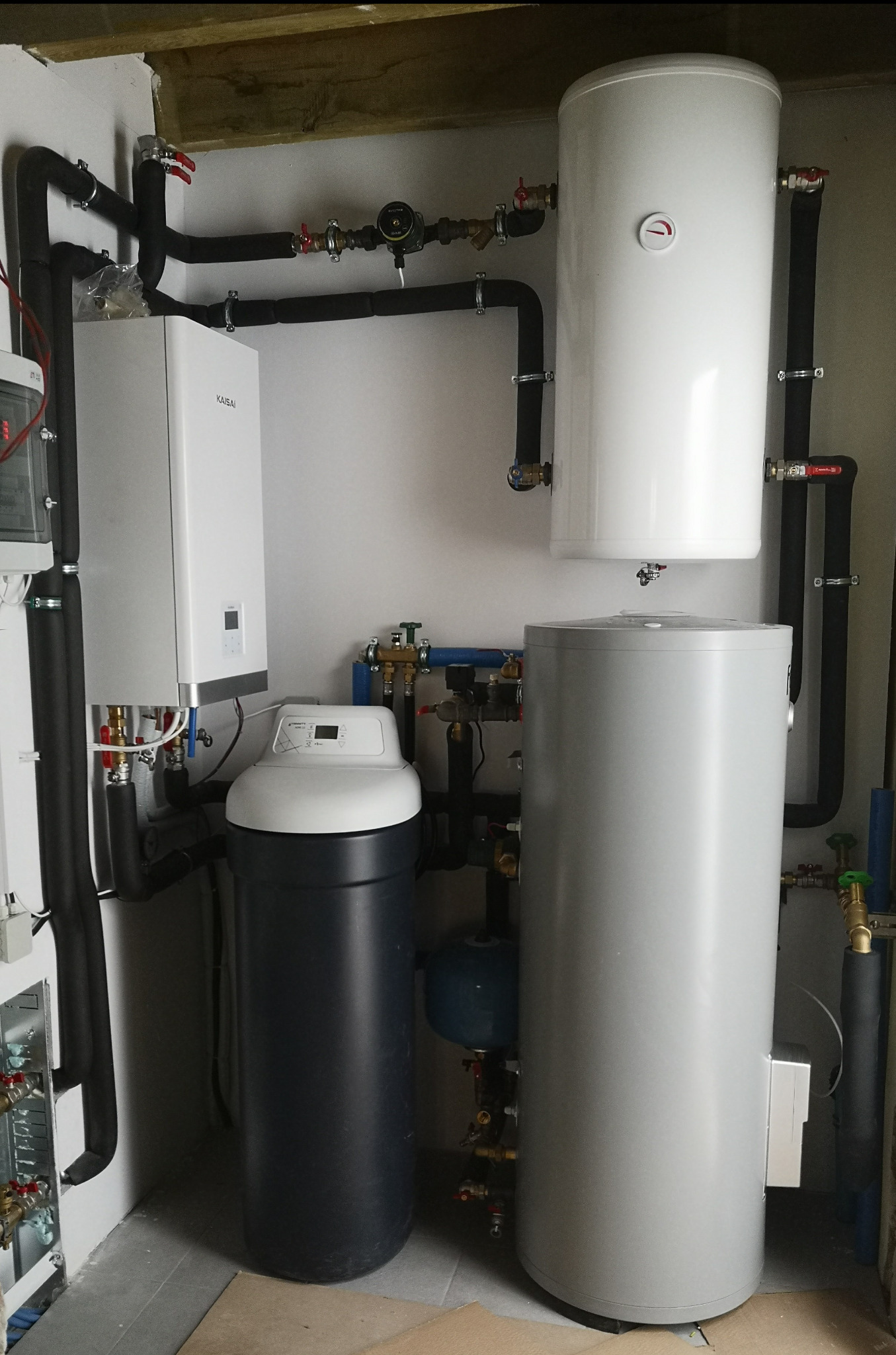 Kompletna kotłownia w domu jednorodzinnym