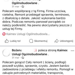 Kaimex Usługi Ogólnobudowlane Robert Kaim - 