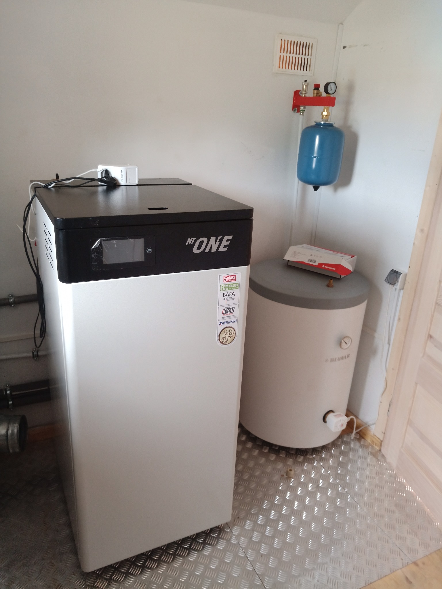 Montaż kotła na Pellet