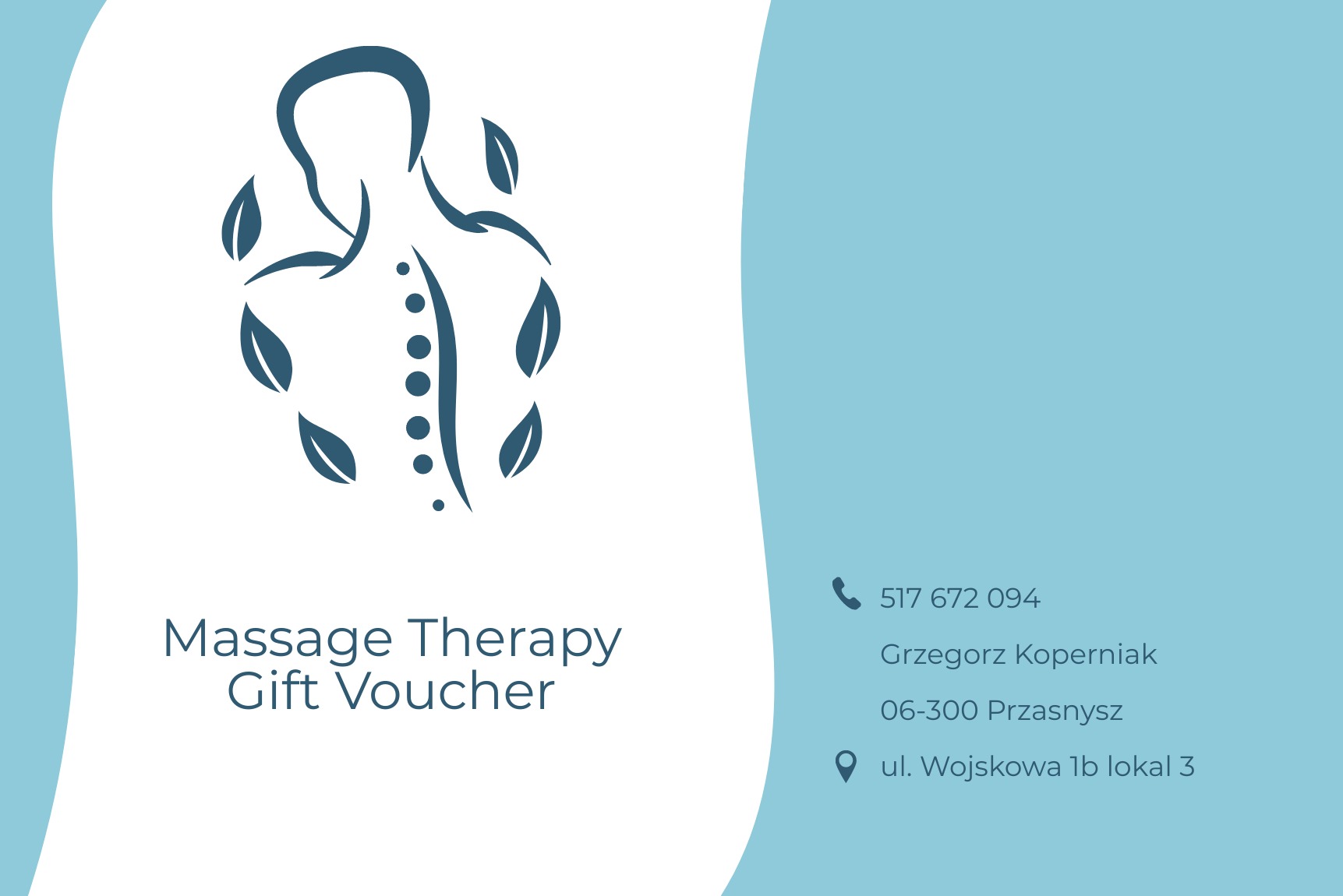 Dostępne vouchery podarunkowe.