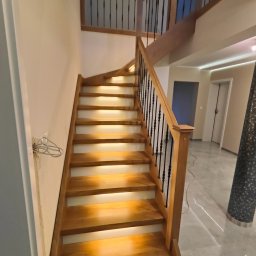 Schody drewniane Kunów 1