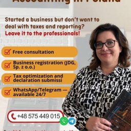 Easy Ledger offers comprehensive accounting, tax, and legal services for businesses of all sizes. Focus on growing your company — we’ll handle the rest.

📞 Get in touch today!
📧 contact@easyledgerpl.com | 📱 +48 575 449 015