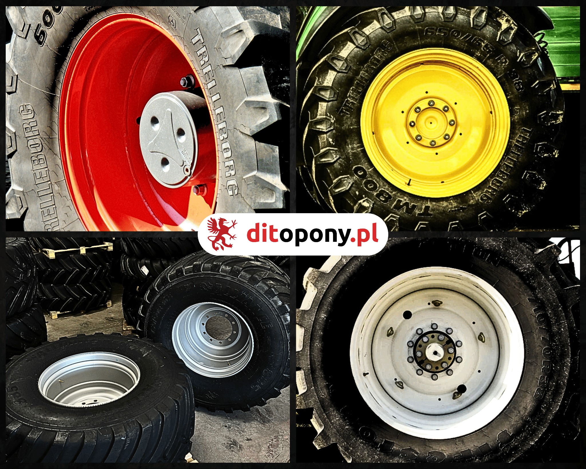 Oferujemy największy wybór felg do opon rolniczych.