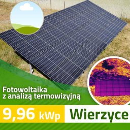 Realizacja paneli fotowoltaicznych w miejscowości Wierzyce
