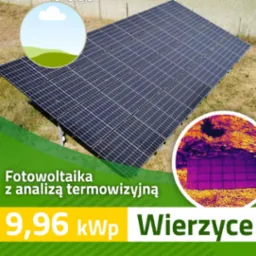 Realizacja paneli fotowoltaicznych w miejscowości Wierzyce